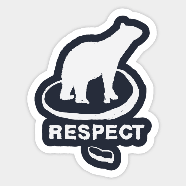 RESPECT Sticker by encip